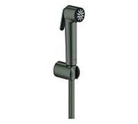 Grohe Tempesta -F Douchette à main Trigger Spray 30 27513AL1 avec support de douchette, flexible de douche 1250 mm, graphite dur brossé