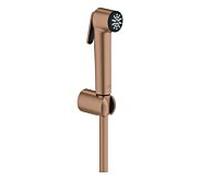 Grohe Tempesta -F Douchette à main Trigger Spray 30 27513DL1 avec support de douchette, flexible de douche 1250 mm, coucher de soleil chaud brossé
