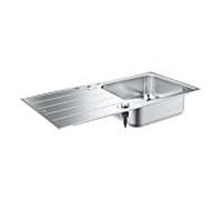 Grohe un évier 31563SD1 86x50cm, en surface 2000 ou encastré, 2000 bassin, en acier inoxydable