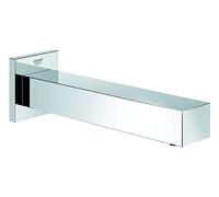 GROHE Universal Cube, bec de baignoire, design cubique, montage facile | Bec de baignoire pour baignoires, exécution robuste en métal, montage mural facile (chrome, 13303000)