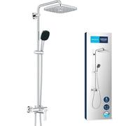 Grohe Vitalio Comfort - Set de douche avec mitigeur, 25x25 cm, 2 jets, chrome 26985001