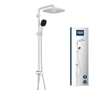 Grohe Vitalio Comfort - Set de douche sans mitigeur, 25x25 cm, 2 jets, chrome 26986001