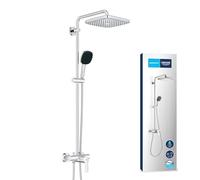 Grohe Vitalio Comfort - Set de douche avec mitigeur, 25x25 cm, 2 jets, chrome 26985001
