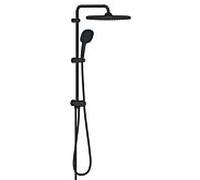 Grohe Vitalio Comfort 250 système de douche Flex 266982431 avec inverseur pour montage mural noir mat