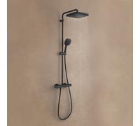 Grohe Ensemble de douche mural Vitalio Comfort avec thermostat Noir 266962431