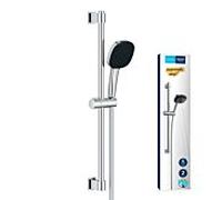 Grohe Vitalio Comfort Ensemble de barres de douche 110 26398001 2 types de jets (RAIN, JET) chromé