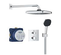 Grohe Vitalio Comfort ensemble de douche encastré avec thermostat oui StarLight Chrome 34882000