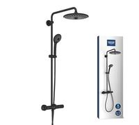 Grohe Vitalio Joy ensemble de douche mural avec thermostat oui noir 26403KF2