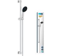 GROHE Vitalio Start 110, Ensemble de douche avec Douchette 2 jets, Barre 90cm, Flexible de douche 1,75m, Economie d'Eau, A coller avec GROHE QuickGlue ou à visser, Chromé, 26954001