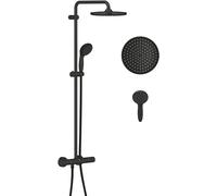 Grohe Vitalio Start Shower System ensemble de douche mural avec thermostat oui noir 266772430
