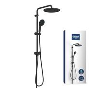 GROHE Système de douche Vitalio Start System 250 Flex avec inverseur Noir mat 266802431