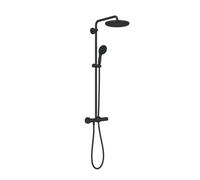 GROHE Colonne de douche Vitalio Start System 250 Mitigeur thermostatique, douchette 2 jets, noir mat