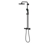 Grohe Vitalio Start System 250 système de douche 266782431 avec mitigeur thermostatique pour montage mural noir mat