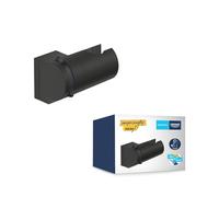 GROHE Vitalio, support de douchette mural, sans perçage | Réglable, charge jusqu'à 20kg, à coller ou à visser, avec vis et chevilles, sans colle (noir mat, 261832431)