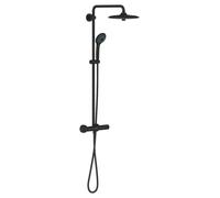 Grohe Vitalio Système 260 Système de douche avec mitigeur thermostatique, 26403KF2, Couleur: Noir Fantôme