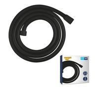 GROHE Flexible de douche VitalioFlex Trend 1750 mm, surface lisse, anti-pliures, noir mat, 5 bars