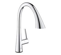 GROHE Mitigeur électronique Zedra Touch 30219002 – portée 233 mm, 3 jets, chrome
