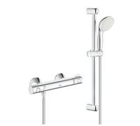 Grohtherm 800 Mitigeur thermostatique douche 1/2" avec ensemble de douche, Chrome (34565001)