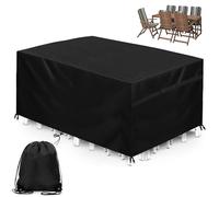 GROOFOO Housse de protection imperméable pour meubles de jardin, 200 x 100 x 75 cm, en tissu Oxford 420D, résistante à l'hiver et aux UV