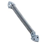 GROOM - Ferme-porte à ressort Spiral modèle n°74 avec verni diamètre 23mm acier finition argent - GROOM - 174001U