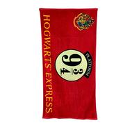 Groovy UK – Serviette de bain Harry Potter Platform 9 3/4 officielle en coton bordeaux 75 x 150 cm