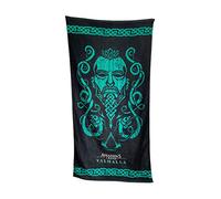 Groovy Uk Assassin's Creed Eivor Valhalla Serviette de Bain Noir 150 x 75 cm