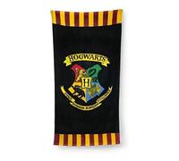Groovy Uk Harry Potter Hogwarts Serviette de Bain/Plage 150 cm de Long x 75 cm de Large Noir