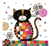 Gros Chat - Carte Postale 2 Volets Avec Enveloppe