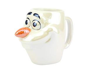 Gros Mug Blanc Olaf Sourire Nez Carotte La Reine Des Neiges 2 Frozen