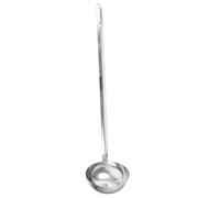 Grosse Cuillère à Soupe 240ml en Acier Inoxydable Crochet | Surface Lisse sans Bavures, Manche Long Épaissi, Fabrication Monobloc, pour Soupes et Ragoûts Domestiques