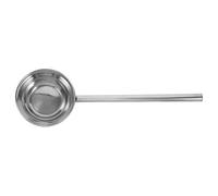 Grosse Louche à Soupe en Acier Inoxydable avec Bec Verseur | Manche Long, Cuve Profonde, Versement Limité, Équilibre Stable, pour Bouillon et Sauce, Service Intensif