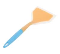 Grosse Spatule Cuisine en Silicone Jaune, Antiadhésive pour Wok | Légère, Poignée Confortable, Usage Quotidien pour Légumes et Crêpes, Nylon, Réutilisable