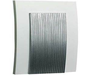 Grothe 1502051 Sonnette électromécanique à Deux Tons 565 W/SIM, Blanc/Argent métallisé
