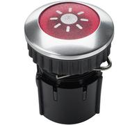 Grothe 63022 Bouton de sonnette simple aluminium 12 V/1,5 A
