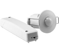 Grothe Détecteur de mouvement PIR apparent, plafond, encastré 94506 360 ° relais blanc IP20 (94506)