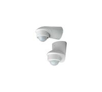 Grothe 94531 Détecteur de mouvement 240° blanc blanc Angle de détection 240 ° Type de contact de commutation relais IP55 (94531)