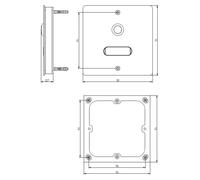 GROTHE Bell push VA edst AP square w.Bel