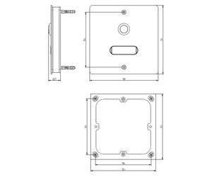 GROTHE Bell push VA edst AP square w.Bel