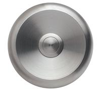 Grothe Bouton-poussoir de sonnette rond 80mm acier inoxydable ETA S 100 (55540)