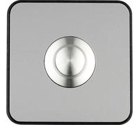 Grothe GRO64181 Bouton-poussoir de sonnette Piccolo Piazza inox