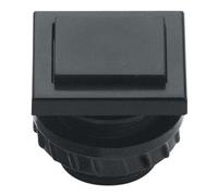 GROTHE Grothe Bouton de sonnette 13,5x16 mm bouton noir, manchon noir PROTACT 681 KS Quantité:1