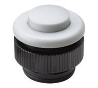 GROTHE Grothe Bouton de sonnette rond 11,5 mm bouton blanc, manchon blanc PROTACT 381 KS Quantité:1