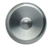 GROTHE Grothe Bouton de sonnette rond 80 mm, acier inoxydable ETA S 100 Quantité:1