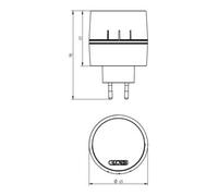 GROTHE Grothe Sonnette sans fil CALIMA 400E Quantité:1