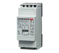 Grothe Transformateur de sonnerie GRO14073 – Montage en saillie / sur rail DIN 8-12V (2,0/1,5A)