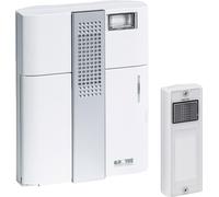 Grothe MISTRAL 300M Wireless door bell kit Silber - Weiß (43300)