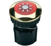Grothe Bouton de sonnette simple 63042 – laiton doré, 12 V/1,5 A, contacts anti-corrosifs