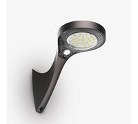 Groupe DDC Applique Solaire Murale Extérieur LED 1000 Lumens avec Détecteur de Mouvement - IP65 - Éclairage Jardin Terrasse Façade - Design Moderne - Autonome - Facile à Installer