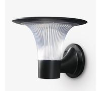 Groupe DDC Borne Solaire Extérieure Puissante - 2200 Lumens LED avec Détecteur de Mouvement - IP65 Étanche - Éclairage Jardin, Allée, Terrasse - 2 Modes Intelligents - Autonomie 80h (Applique)