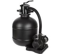 Groupe de filtration à sable 16 M3/H Cuve 150kg sable 900W Piscine 80m3 Noir/Gris G